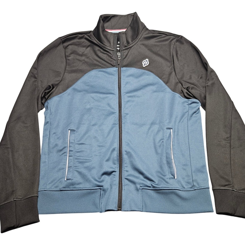 Fourlaps x Peloton Track Jacket‎ M Black Blue Athletic Athleisure Streetwear